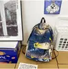 Mochila Escolar para Hombre Estilo Coreano Ins Estilo Japonés Versátil Campus Tendencia Fresca Mochila Estudiantes de Secundaria Estudiantes de Preparatoria Gran Capacidad Mochila de Doble Hombro Mujer