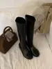 Botas de Caballero de Gamuza Estilo Coreano para Aumentar la Altura de Chicas Bajas para Mujer 2026 Tendencia Nuevo Estilo Botas Adelgazantes Estilo Coreano Botas Largas Botas de Mujer