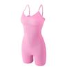 Mono Moldeador Transfronterizo de Tres Partes con Entrepierna Plana y Pierna Recta para Mujer, Traje Moldeador Ajustado para Abdomen y Cintura, Levantamiento de Glúteos Postparto, Charco