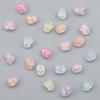 Cuentas acrílicas de palomitas de maíz con forma de corazón grueso de AliExpress, cuentas agrietadas, accesorios para pulseras y pendientes hechos a mano.