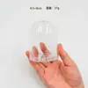 Caixa plástica transparente à prova de poeira em formato de sino, best-seller transfronteiriço, vitrine para display de figuras de brinquedo da moda, estoque do fabricante