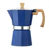 Cafetera Moka Transfronteriza Spot Versión Mejorada Octogonal de Aluminio Procesado Finamente Cafetera Moka Italiana Clásica Utensilios de Café