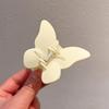 Elegante horquilla con forma de mariposa esmerilada de tamaño mediano para la parte trasera del cabello, horquilla para mujer con forma de tiburón para el cabello, horquilla para el tocado