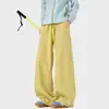 Pantalones Casuales de Senderismo de Línea Estilo Hasselblad para Hombre, Pantalones Deportivos Anchos de Moda de Verano, Pantalones Largos de Trabajo Sueltos de Alta Calle