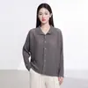 Nuevo Abrigo Otoño 2026: Alta gama, Cuello solapa, Un solo botón, Mangas murciélago holgadas, Estilo relajado, Cárdigan Issey Miyake