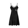 Novedad Primavera/Verano 2026 Estilo Extranjero Comercio Transfronterizo Camisón de Seda para Mujer 100% Seda de Morera Estilo Sexy Ropa de Casa Camisola Vestido Corto