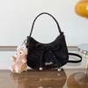 Bolsa Feminina da Moda com Laço para Axila 2025 Nova Bolsa de Mão Casual Bolsa de Ombro Casual Bolsa para Pendular Bolsa Mensageiro