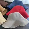 Sombrero de Paja Plegable Hecho a Mano de Ganchillo Estilo Coreano Japonés para Mujer, Sombrero de Pescador Transpirable para Salidas de Verano Protección Solar