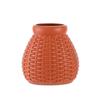 Jarrón de Plástico Flor Seca y Húmeda Contenedor para Arreglos Florales Estilo Nórdico INS Floricultura Decorativo Maceta con Aspecto de Ratán