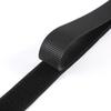 Venta al por mayor de fábrica hebilla para zapatos de niños material blanco negro adhesivo fuerte mezclado Velcro gancho de un solo lado superficie de lana