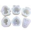 Tres Monstruos Pequeños Malzis Babero de Pato Molde de Descompresión Hecho a Mano DIY Molde de Silicona Yeso para Aromaterapia Molde para Velas