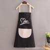 Delantal de cocina impermeable para adultos, para mujeres y hombres, a prueba de aceite, de PVC, venta al por mayor