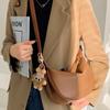 2026 Nuevo Modelo Piel de Vaca de Capa Superior de Alta Gama Estilo Maillard Bolso de Hombro de Moda para Mujer Primavera/Verano Más Vendido Bolso Cruzado tipo Empanada