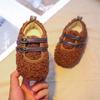 Sapatos Peludos de Inverno para Meninas Sapatos Quentinhos de Vovó para Crianças Mocassins de Lã de Cordeiro para Bebês Sapatos Quentinhos de Algodão Espessado