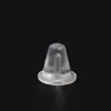 Protetor auricular não é fácil de causar alergia para evitar quedas super apertado universal de alta qualidade feixe de ouvido plug de brinco transparente plug de ouvido cogumelo de plástico