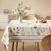 Toalha de Mesa de Luxo Leve de Alta Qualidade Impermeável e à Prova de Óleo Estilo Retro Americano Dopamina Tapete para Mesa de Jantar Estilo Ins Toalha de Mesa para Mesa de Centro