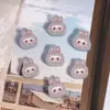 Lindo Dibujo Animado Labubu Arcilla Suave Agujero Recto Cuentas Sueltas DIY Cadena para Teléfono Móvil Llavero Cadena para Bolso Accesorios de Joyería