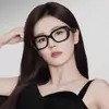 Gafas del Mismo Estilo de White Deer, Gafas Planas Anti-Luz Azul, Gafas Versátiles de Moda para Miopía, Se Pueden Equipar con Lentes Graduados, Artículos de Moda
