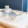 Gafas de Sol Hexagonales de Metal Pequeñas Personalizadas Estilo Urbano Europeas y Americanas Protección Solar para Exteriores de Moda Tendencia Versátiles