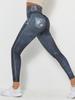 Novo Transfronteiriço Cintura Alta Elástico Elegante Jeans Casual Leggings Estampadas Calças de Yoga Xy8-43
