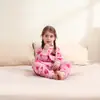 Mengqili Transfronterizo Ignífugo Franela Infantil con Pies Saco de Dormir Dibujos Animados Bebé Anti-patadas Pijama de Una Pieza Venta al por Mayor