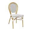 Venta Directa de Fábrica Silla de Ratán para Exteriores Impermeable Protector Solar Restaurante Cafetería Patio Jardín Silla de Ratán para Exteriores Al por Mayor