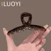 Novo Presilha de Garra de Alta Qualidade 2025 para Mulheres, Presilha Grande de Tubarão para a Parte de Trás da Cabeça, Elegante Presilha de Cabelo com Strass, Grampo de Cabelo, Acessório de Cabelo