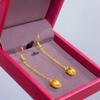 Nuevos Pendientes de Semilla de Loto Huecos Dorados Arena Entrada Lujo Color Dorado Moda Elegante Gota de Oreja de Loto Pendientes Chapados en Latón al por Mayor