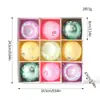 Macaron Personalizado Bola de Natal Colorida Conjunto de Doces Árvore de Natal Rosa Estrela do Topo Decorações de Natal Feriado