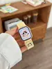 Pulseira de Relógio Magnética Oficialmente Autorizada Gato Cacheado Tricô Adequada para Apple Iwatch Geração 11 10/987Ultra