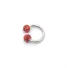 Venta Directa de Fábrica Acero Inoxidable Completo Diamante Herradura Anillo de Nariz Joyería Bola de Barro Tachuela de Nariz Tachuela de Labio Amazon Piercing Corporal