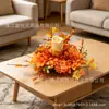 Portavelas Adorno de Hoja de Arce Calabaza Decoración de Mesa de Acción de Gracias Decoración Festival de la Cosecha de Otoño Accesorios Decoraciones