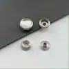 Venta Directa de Fábrica Acero Inoxidable 203 Broches Metálicos Broches Pequeños Estilo Chanel Cierres a Presión Redondos Al por Mayor