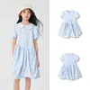 Ropa Infantil Balabala Vestido para Niña 2025 Nuevo Vestido de Verano Textura de Burbuja Vestido de Princesa