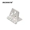 Bisagra de maquinaria de acero inoxidable estampado bisagra trapezoidal de seis agujeros bisagra de caja de distribución armario de control bisagra bisagra