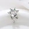Pingente de Pérola DIY Pingente Vazio Animal Fofo Foca Fofa Panda Pássaro Fivela Universal Pingente Colar Versátil Joias