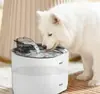 Fuente de Agua Inteligente con Sensor para Mascotas - Capacidad de 2.2L, Material PP+PC de Grado Alimenticio, Inducción Inteligente, Flujo de Agua Circulante y Grifo con Forma de Cabeza de Gato para Gatos y Perros