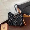 Bolso Bandolera Nuevo de Lunares 2026 para Mujer, Bolso de Hombro de Gran Capacidad para Viajes Diarios, Bolso Tote Casual Versátil y de Moda para Exportación