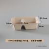 Caja de embalaje desechable bolsa de caña de azúcar lonchera al por mayor biodegradable lonchera para llevar lonchera doble ligera caja para ensalada