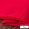 Camisa de tela de algodón-lino de bambú y tela para ropa de verano fina de lino color-recubierto material de vestido plisado artículo predeterminado