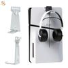 Soporte de Almacenamiento Colgante Lateral para Consola PS5 Slim Soporte de Almacenamiento para Mando y Auriculares PS5 Colgador de Pared para PS5