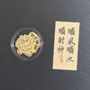 Pegatinas para Teléfono de Oro Puro 999 con los Doce Animales del Zodiaco: Caballo, Mono, Oveja, Rata, Dragón, Regalos Promocionales de Transmisión en Vivo, Diseños Personalizados