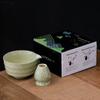 Juego de Té Matcha Japonés Horneado en Horno Tazón Matcha con Boquilla Cuchara para Té Soporte Set Caja de Color Cerámica Gama Alta Producto Nuevo Venta al por Mayor Transfronterizo