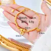 Collar de Carrusel con Borla de Moneda de Cobre Hielo Triturado Estilo Nuevo para Mujer, Cadena para Clavícula de Caballo Moneda de Cobre Oro Arena Vietnamita, Joyería Vintage del Año del Caballo