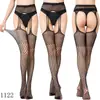 Conjunto de Liguero de Encaje Sexy para Mujer, Medias Sexys, Medias de Liguero sin Tentación con Calcetines, Talla Grande de Comercio Exterior