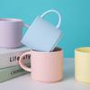 Caneca Cor Sólida Simples Estilo Nórdico Cor Molandi Grande Capacidade Caneca de Café para Casa com Logo Personalização