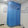 Fabricante Cortinas Hospitalares Cortinas de Trilho em L em U Clínica Salão de Beleza Centro de Bem-Estar Cortinas de Divisória de Leito