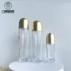 Cosméticos em estoque conjunto frasco de vidro 120ml30ml creme aquoso essência 30g50g creme creme facial materiais de subembalagem