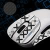 Para mouse sem fio VAXEE AXW adesivos antiderrapantes NP01S NP-01SW adesivos absorventes de suor impressão película protetora com tudo incluído