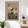 Linha de ponto cruz Happy 99 bordado caligrafia e pintura estilo chinês bordado de guindaste pacote de material pintura decorativa de estudo presente para idosos